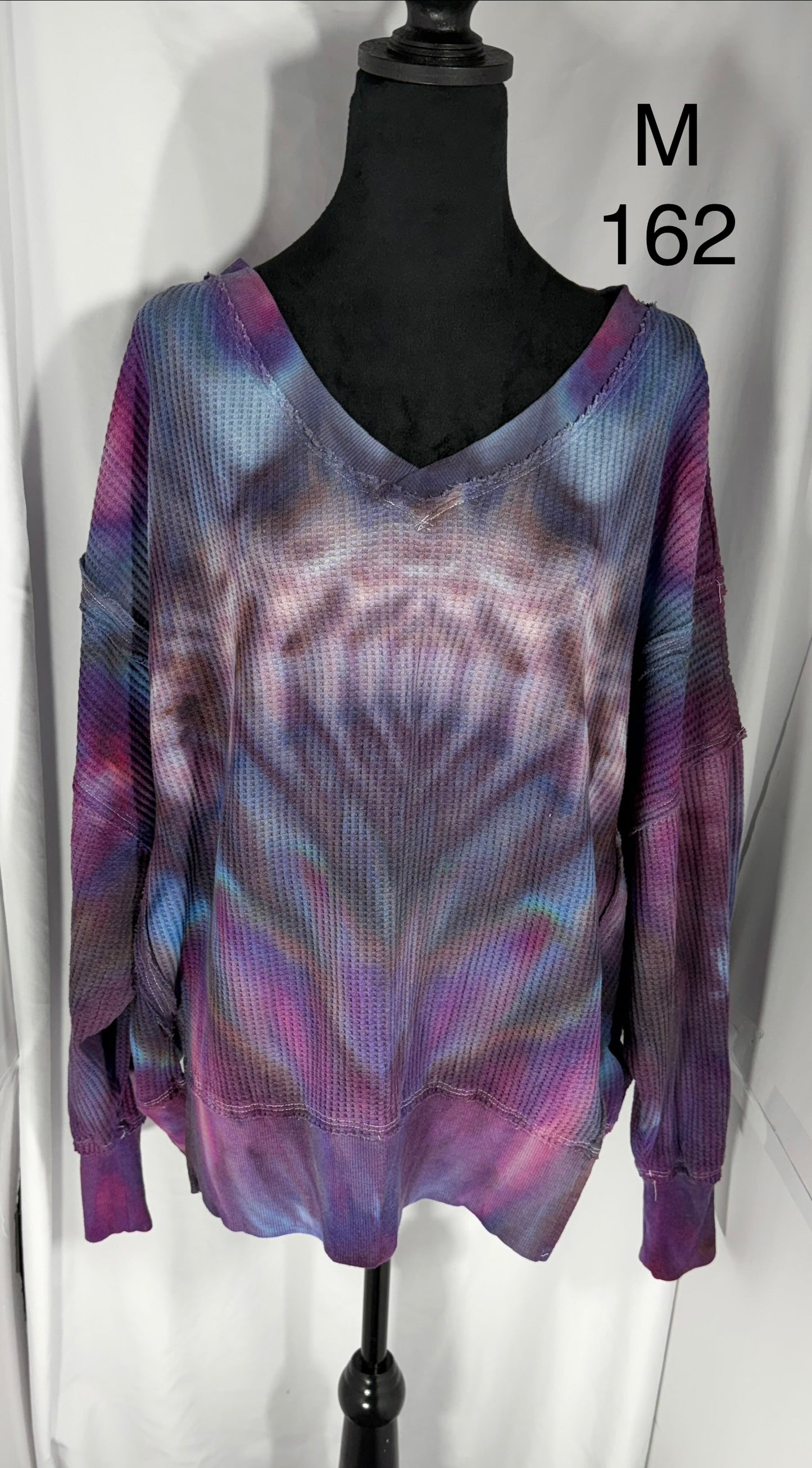 Medium Women's Oversized Stylish Waffle Shirt #162