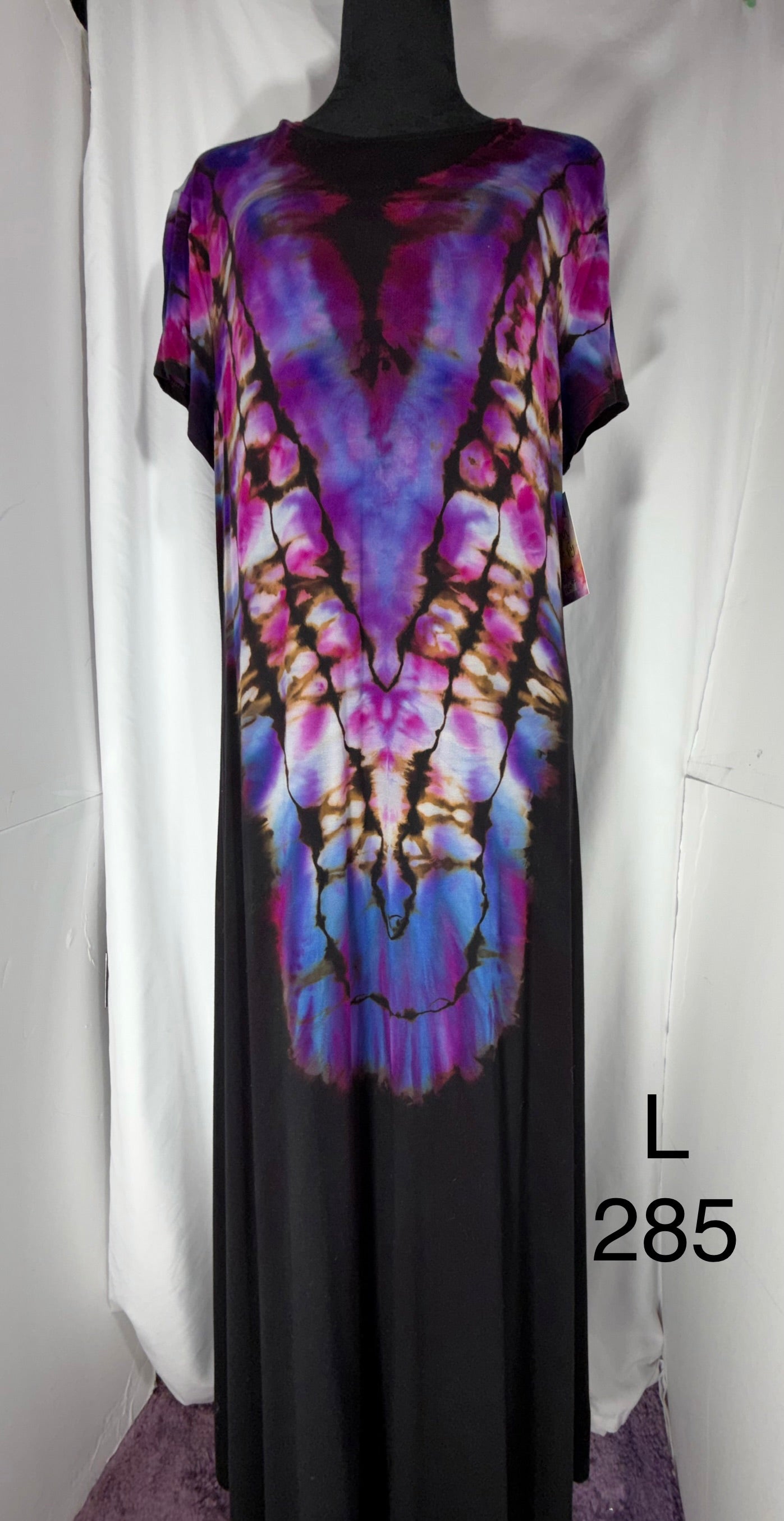L Midi/Maxi Short Sleeve Flowy Dress #285