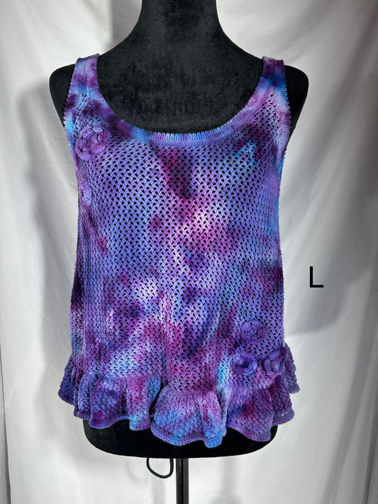 L Women's Crochet Tank Top