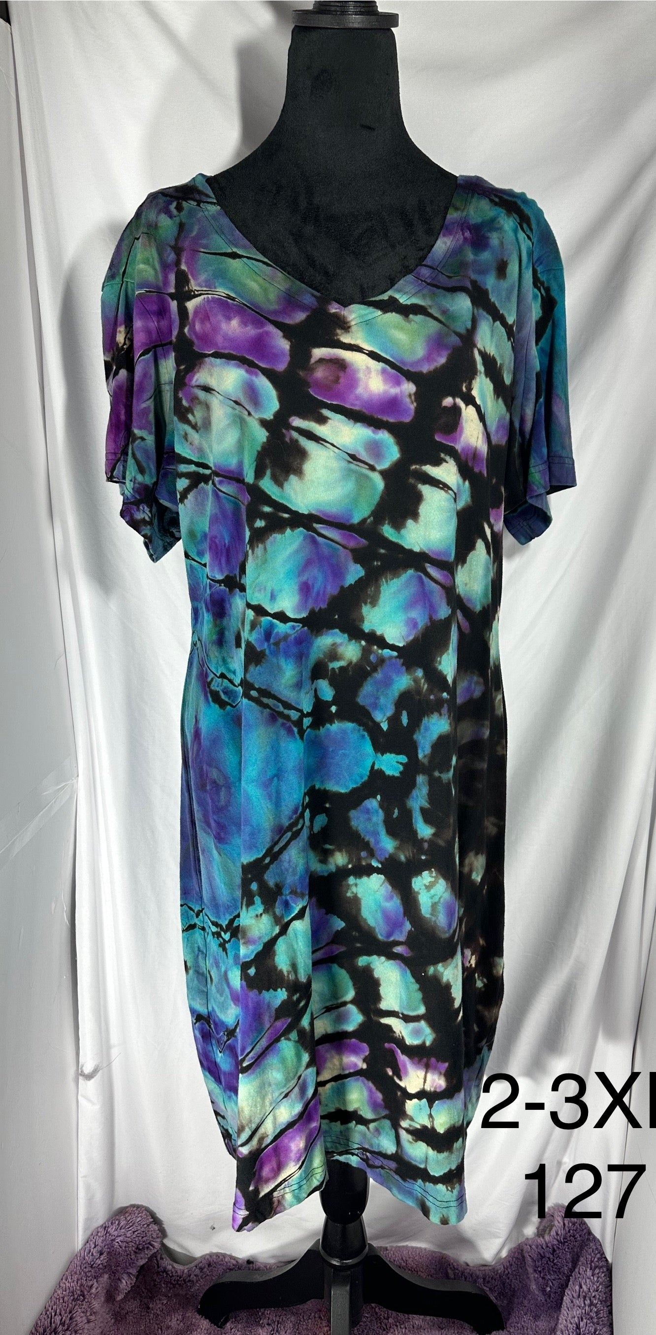 2XL/3XL Knee/Midi length Dress #127