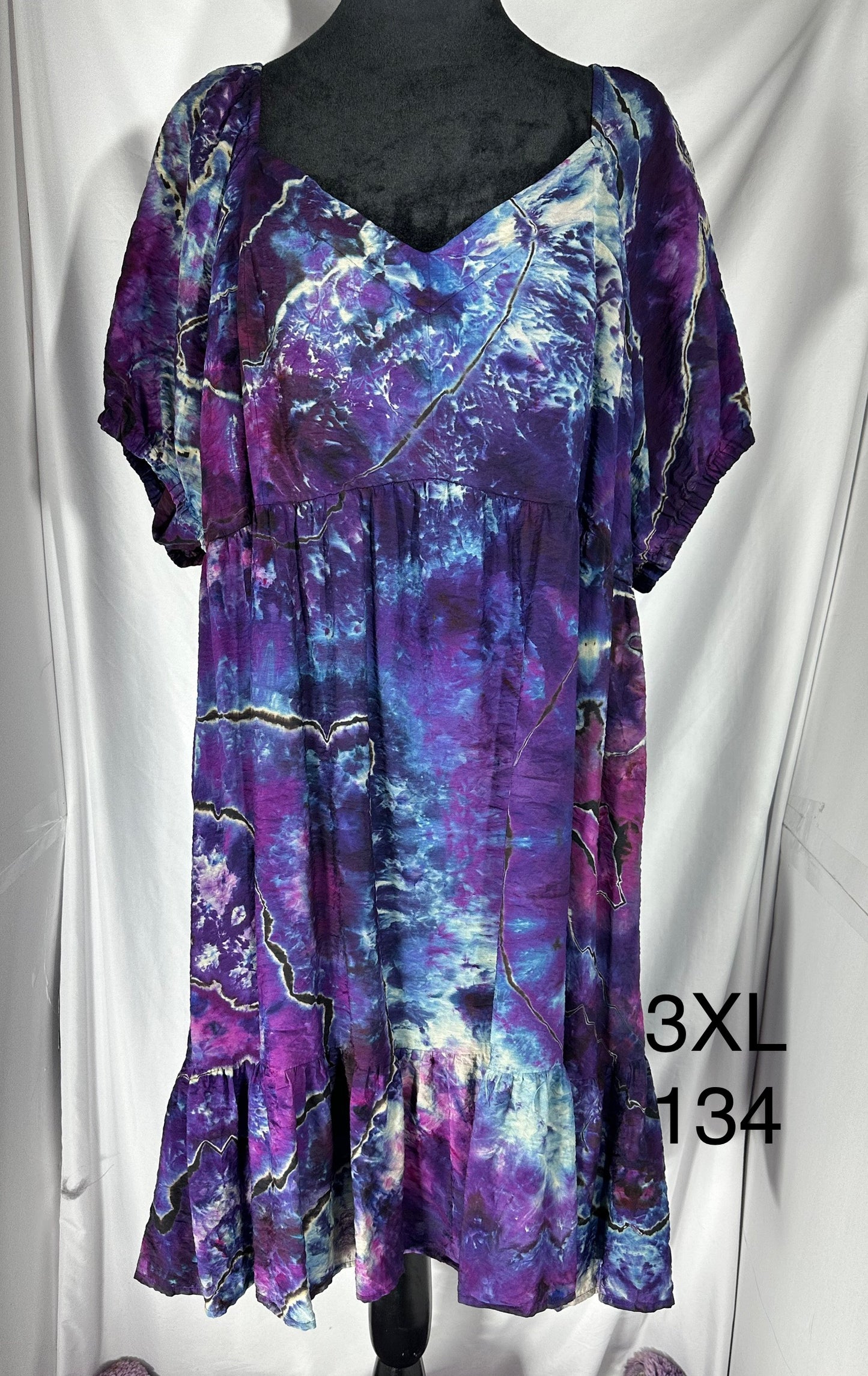 3XL Fancy Knee length Dress #134