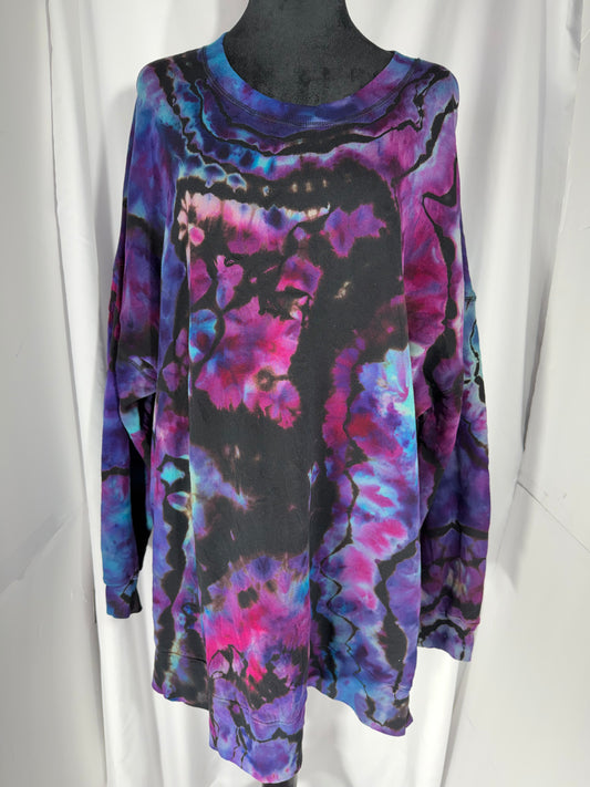 2XL Women's Oversized Tunic Pull Over Sweatshirt with side slits