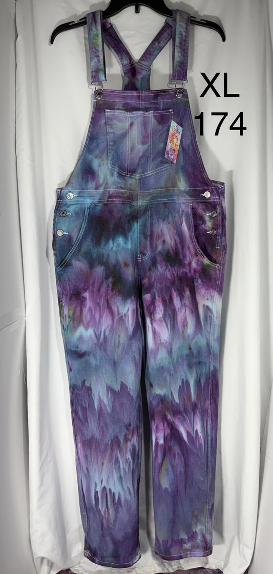 X-Large Women's Bib Overalls Pants or roll up for Capri's! #174