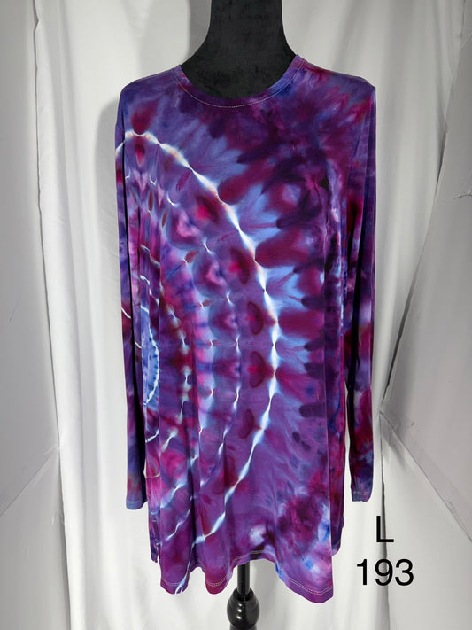 L Women's Tunic Colorful Top #193
