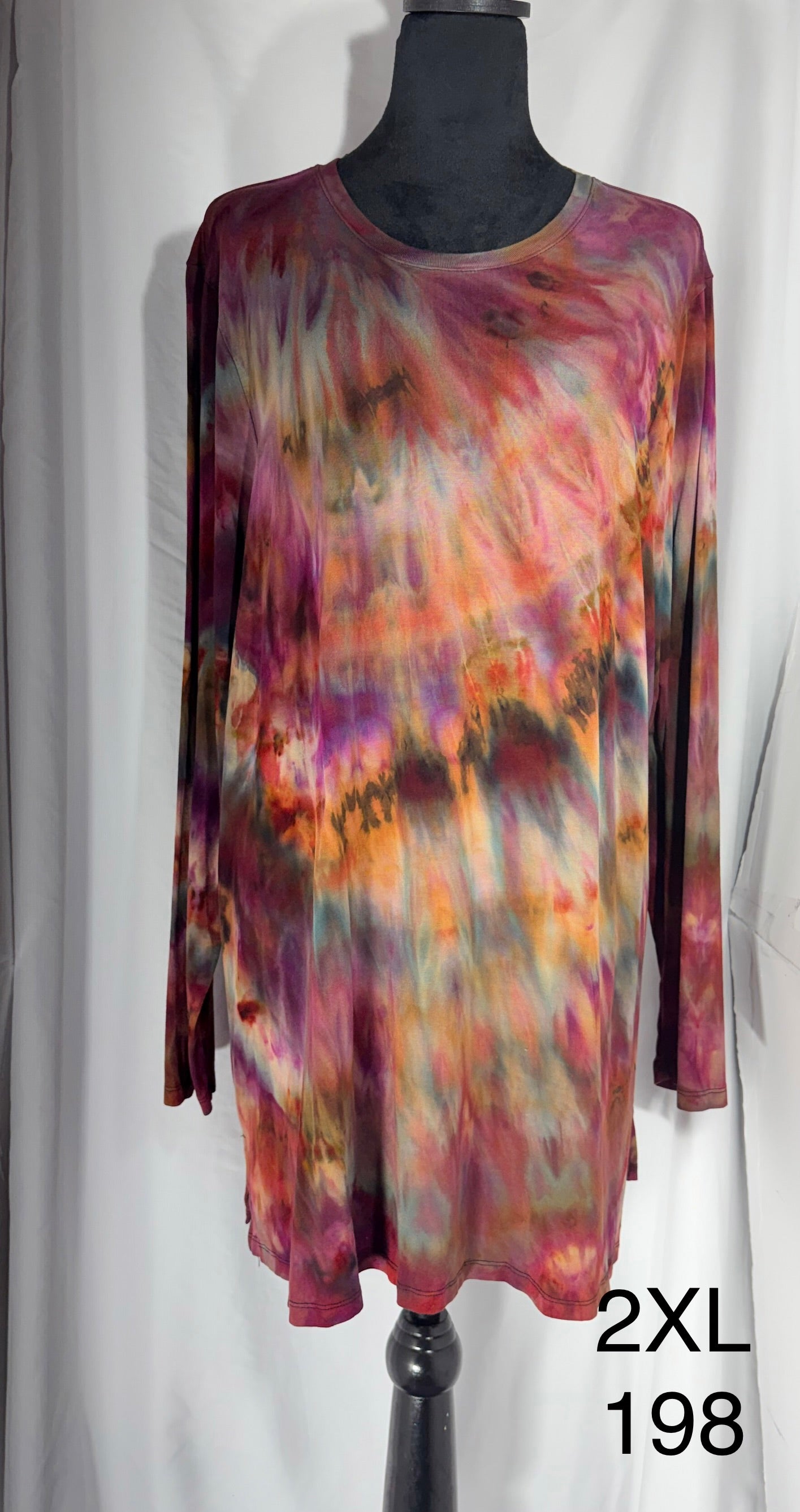 2XL Women's Multicolor Tunic #198