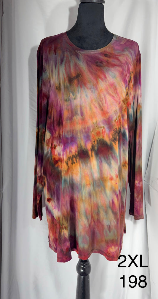 2XL Women's Multicolor Tunic #198