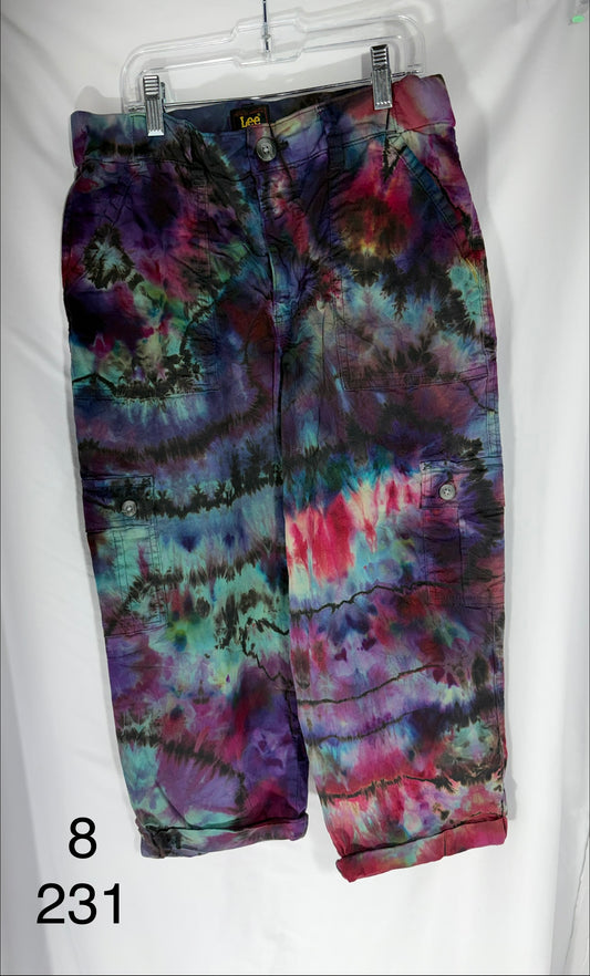 8 Lee Women's Ultra Lux Comfort with Flex-to-go Cargo Capri Pant #231