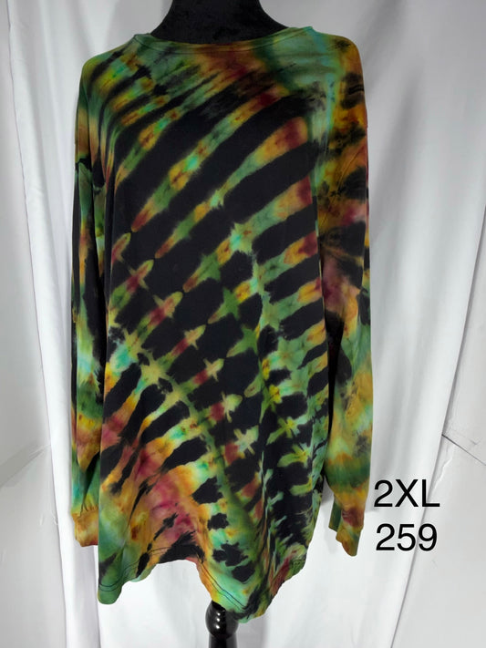 2XL Unisex Cotton Long Sleeve T-shirt #259